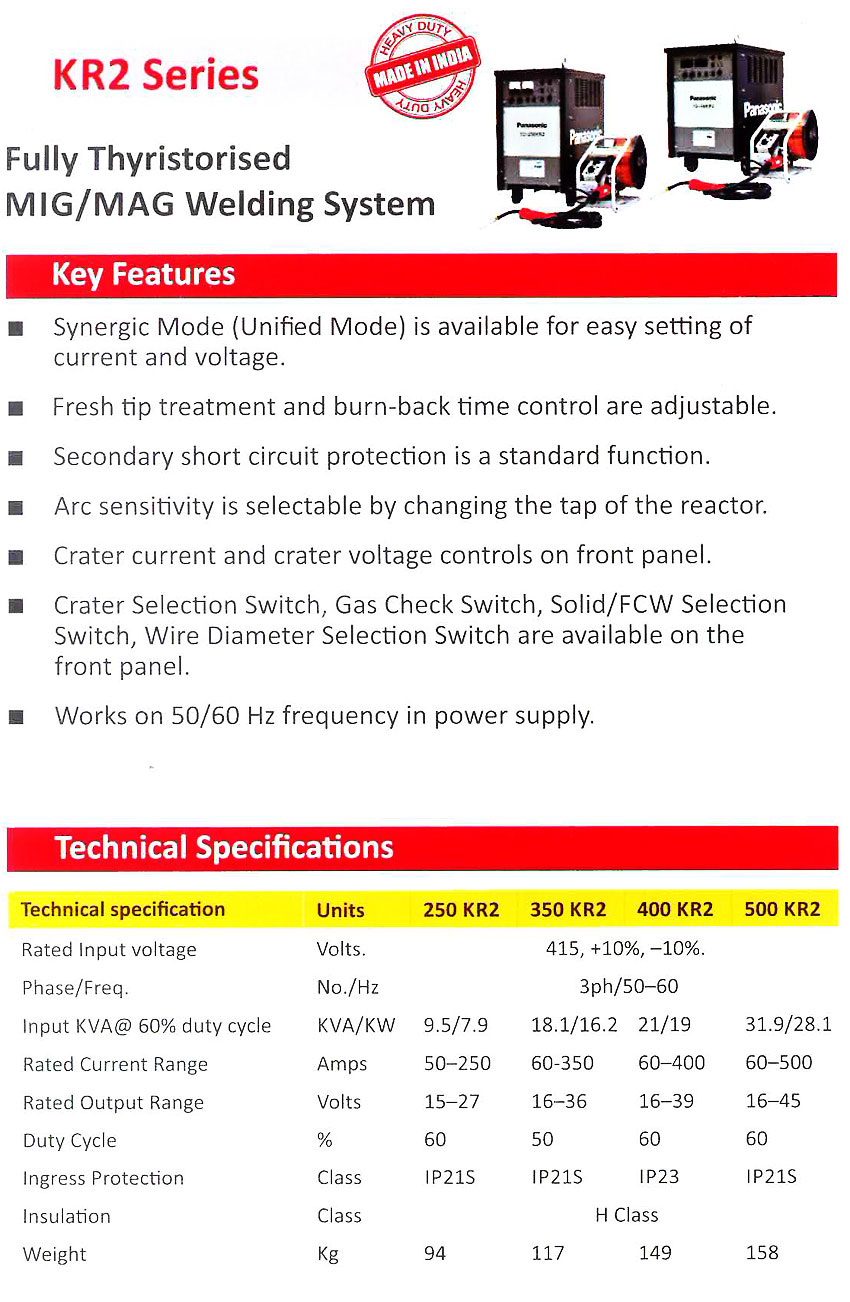 panasonic kr2 series
